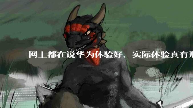 网上都在说华为体验好，实际体验真有那么好吗？
