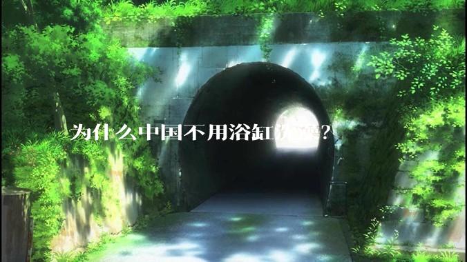 为什么中国不用浴缸洗澡？